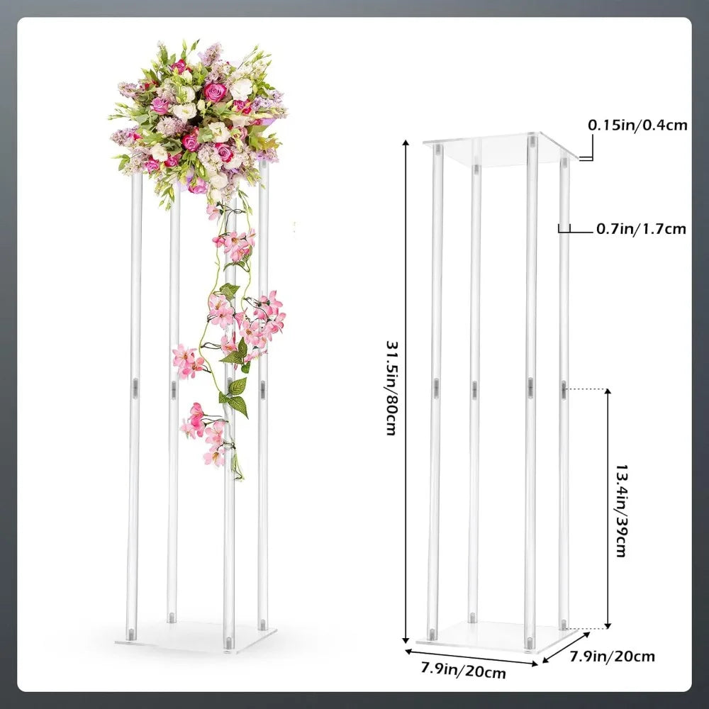 Glass Vase for Flowers Decor