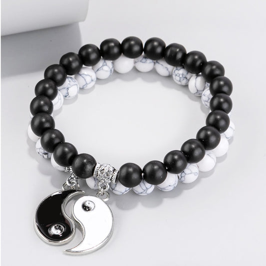 2 pcs  Yin & Yang Bracelet